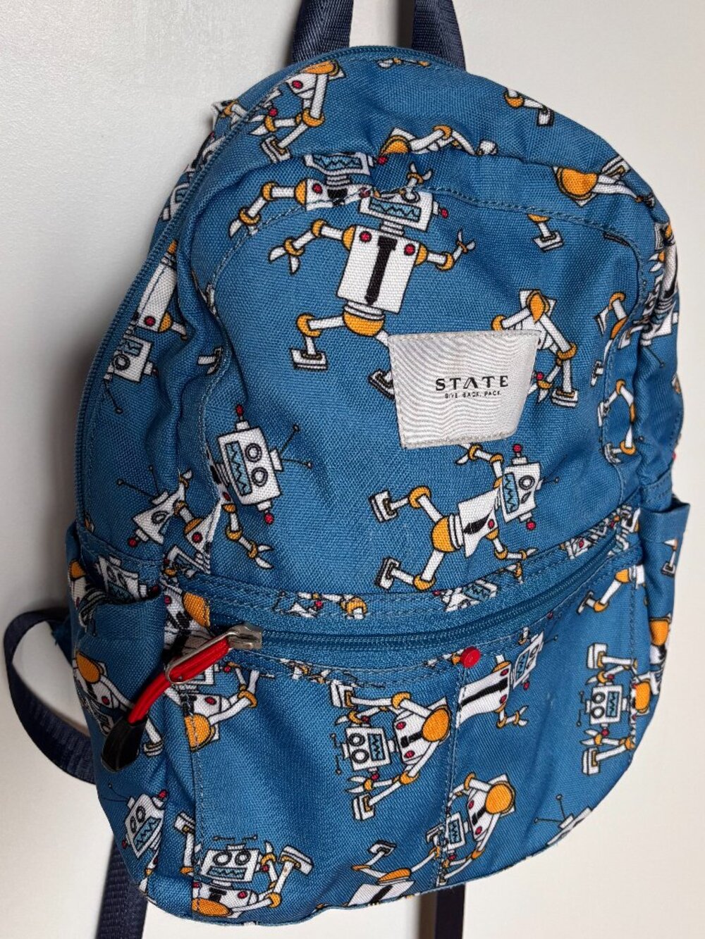 State Mini Kane Kids Backpack with Robots print